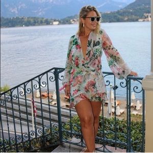 Rococo Sand Vibrant Floral Mini Dress